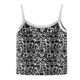 Vintage Harajuku Grunge Skeleton Print Crop Top