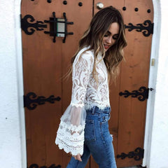 Long sleeve Lace T-Shirts