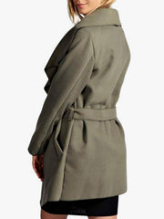 Long Sleeve Lapel Solid Casual Coat