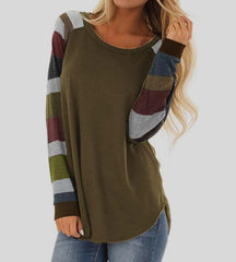 Long sleeve T-shirt with Round Neck