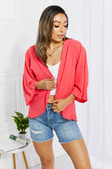 BOMBOM Waves of Life Swiss Dot Kimono
