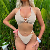 New V Neck Summer Bikini Set