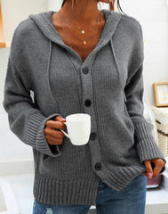 Long Sleeve Outerwear Sweater Coats Plain Women Cardigans