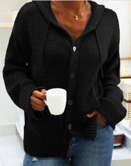 Long Sleeve Outerwear Sweater Coats Plain Women Cardigans