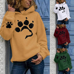 Dog Paw Print Hoodies