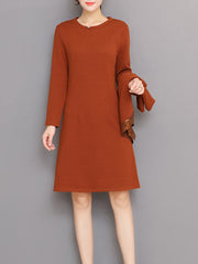 Two Pieces Beaded Long Sleeve Cape Knitted Dress