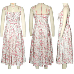 Fashion Temperament Sleeveless Maxi Casual Summer Floral Dress