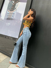 High Waist Thin Retro Streetwear Jeans