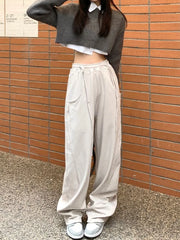 Gray Jogging Sweatpants Harajuku Oversize Sports Kpop Pant