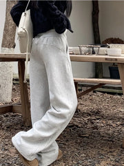 Gray Oversize Sweatpants Korean Harajuku Cotton Jogging Pant