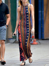 Floral Halterneck Maxi Dresses