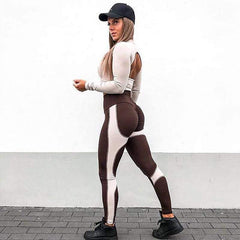 color quick dry hip leggings