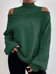 Half Turtleneck Casual Woman Warm Sweaters