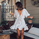 Loose Ruffle Beach Dress