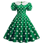 Elegant Vintage Retro Style 60s Floral Gown Rockabilly Prom Party Dress