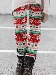 Halloween Christmas Print Leggings