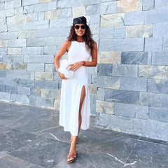 Holiday Sleeveless Solid One-Pieces