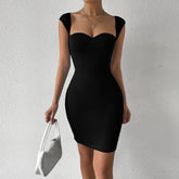 Sleeveless Knitted Sling Dress