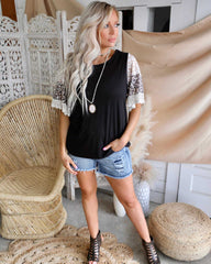 Half sleeve round neck women leopard printed Summer T-shirts