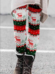 Halloween Christmas Print Leggings