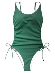 Monokini Bikini Swimwear Bathing Suit Basic Swimsuit