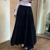Elegant Korean High Waist Patchwork Fairy Skirt