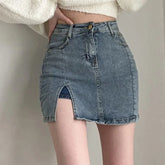Korean High Waist Tight Bag Hip Mini Skirt
