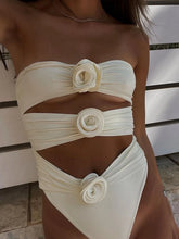 Hollow Out Off-Shoulder Bathing Suit Basic Swimsuit