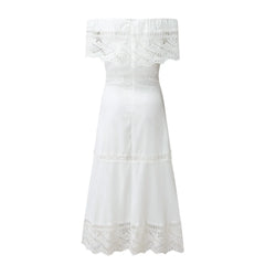 Summer Sleeveless Spaghetti Strap Solid Color Square Neck Beach Sun High Low Tiered Smocked Maxi Dress