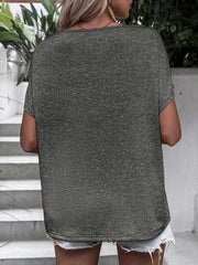 Summer Solid Color Short-sleeved Round Neck T-shirts