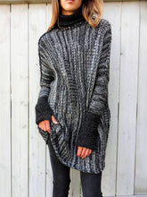 Turtle Neck Casual Knitted Sweater