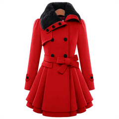 Trench Overcoat Peacoat Slim Fit Outwear
