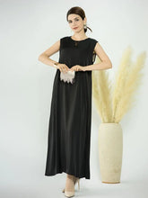 Elegant White Islamic Dubai Abaya Muslim Maxi Dress