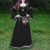 Medie Dress Renaiss Fit Irregular Long Sleeve Cosplay Maxi Dress
