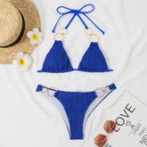 Brazilian Cheeky Bikinis with Metal Ring Bikini Set