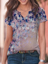 Floral-Print Short Sleeve Statement Shirts & Tops