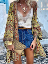 Bohemian Printed Long Sleeve Cardigan