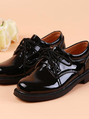 Boys Oxfords Daily Dress Shoes Flower Girl Shoes Formal Shoes Patent Leather Water Resistant Non-slipping Princess Shoes Big Kids(7years +) Little Kids(4-7ys) School Wedding Party Walking Shoes