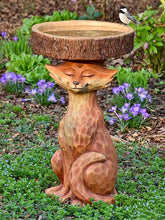 Bird Baths for Outdoors, Polyresin Animal Shape Bird Bath with Brown Pedestal, Handmade Wild Bird Feeder and Bird Bath Bowl, Garden Statue and Figurine for Outdoor, Garden, Lawn Yard Decorations
