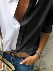 Floral-Print Long Sleeve Holiday Shirts & Tops