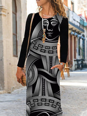 Long Sleeve Casual Maxi Dresses