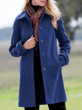 Lapel Long Sleeve Casual Outerwear