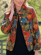 Long Sleeve Round Neck Casual Outerwear