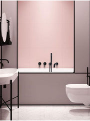 Bathtub Faucet,Brass Painted Finishes Black Split Bathtub Faucet with Hand-held Water Outlet and Wall Entry