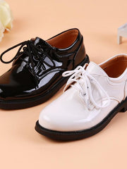 Boys Oxfords Daily Dress Shoes Flower Girl Shoes Formal Shoes Patent Leather Water Resistant Non-slipping Princess Shoes Big Kids(7years +) Little Kids(4-7ys) School Wedding Party Walking Shoes