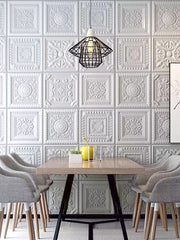 Brick Pattern Wall Panel Peel and Stick Wall Sticker Floral Removable Wall Covering, PVC/Vinyl Material Self adhesive Wallpaper, Room Wallcovering for Home Decoration