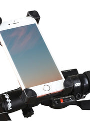 Bike Phone Mount Anti-Slip Adjustable Lightweight for Road Bike Mountain Bike MTB BMX ABS PVC Cycling Bicycle Black / Red Black 1 pcs / Ergonomic