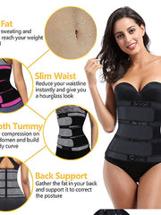 Body Shaper Sweat Waist Trimmer Sauna Belt Sports Neoprene Yoga Gym Workout Pilates Adjustable Durable Weight Loss Tummy Fat Burner Hot Sweat For Women