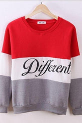 Letter Printed Pullover HoodiesFemale Fleece Sweatshirts
