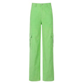 Wide Leg Pants Trousers Harajuku Korean Y2k Baggy Pant Cute Oversize Boyfriend Corduroy Pants Green 90s Aesthetic Bottoms